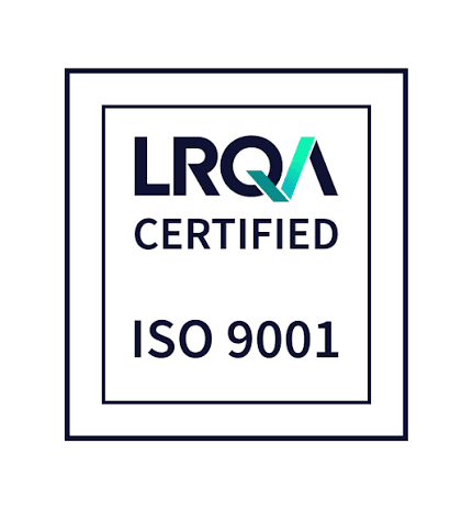 LRQA Certified ISO 9001